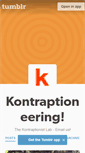 Mobile Screenshot of kontraptionist.com